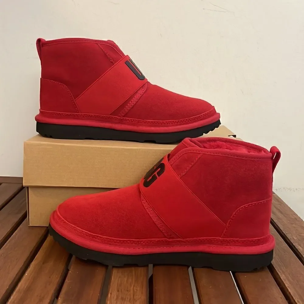 UGG Kid Neumel II Graphic Boots Red US Big Kid 5 Y/UK 4/EU 37